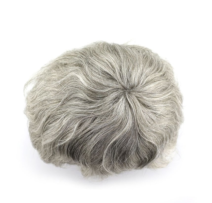 Human Hair Natural Effect Lace Toupee for Men d