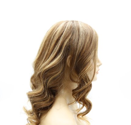 Silk Top with Lace Front Women Wig  D