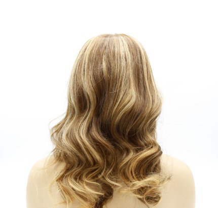 Silk Top with Lace Front Women Wig  R