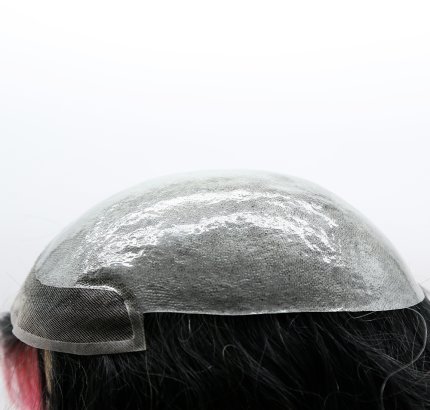 Skin with Lace Front Toupee for Women B}