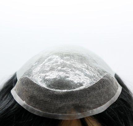 Skin with Lace Front Toupee for Women F