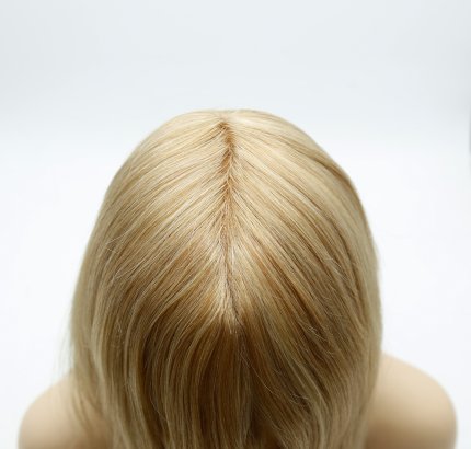 Full Lace with Silicone PU Women Wig t