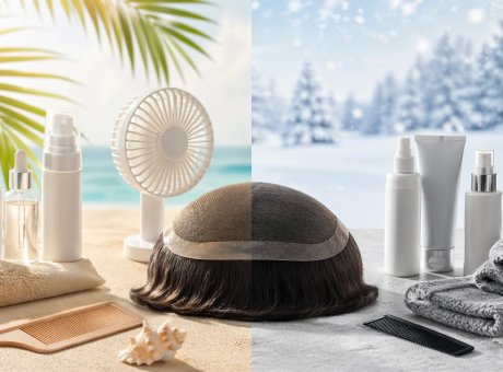 Seasonal Guide：How to Care for Hair Systems in Summer vs Winter