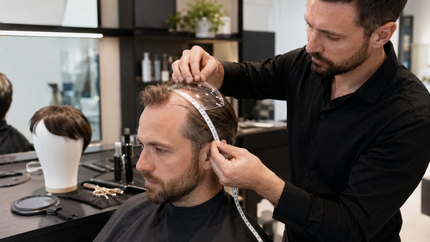 How to Measure a Custom Men Toupee for a Natural Fit