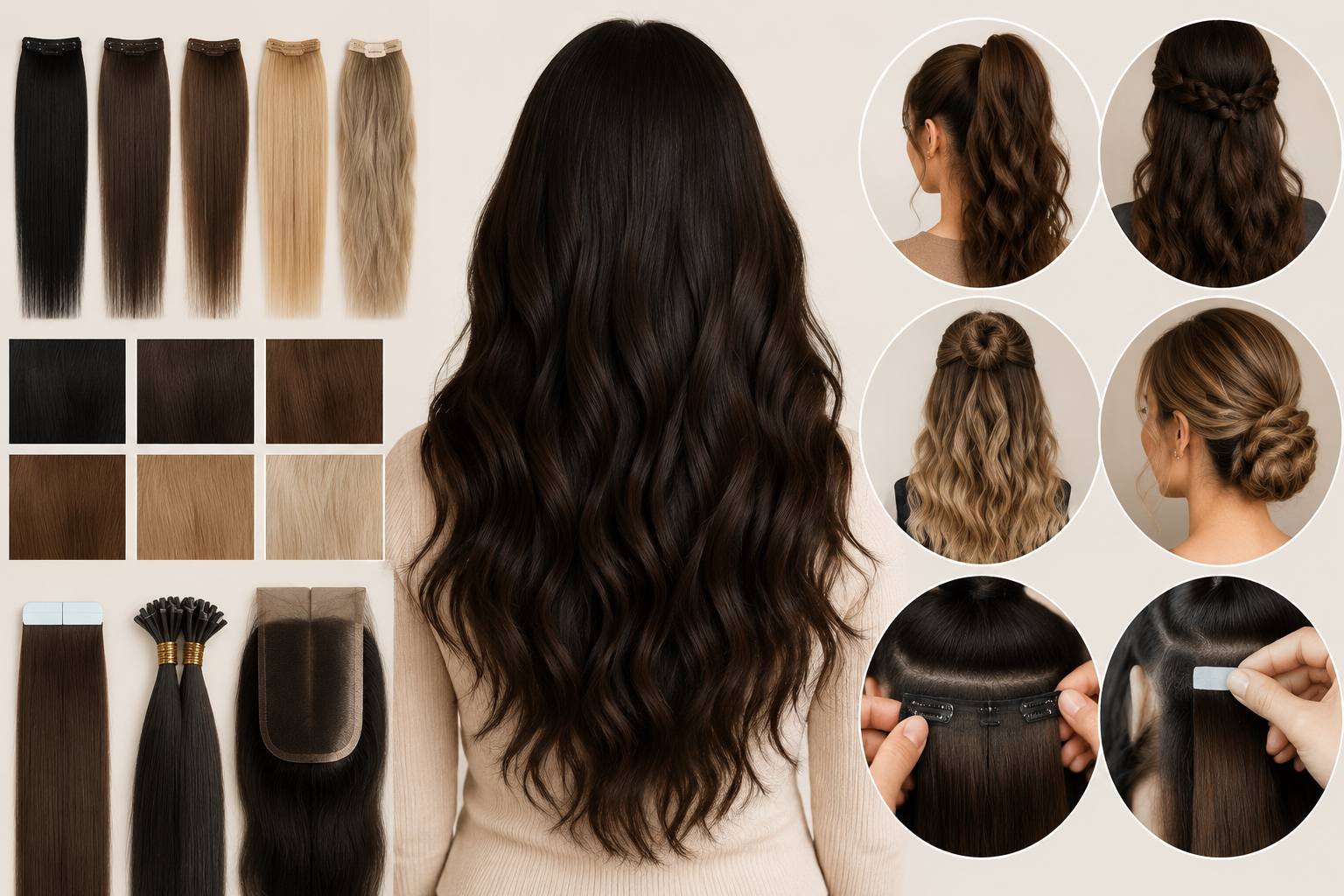 How to Match Hair Extensions with Your Natural Hair & Hairstyle.jpg
