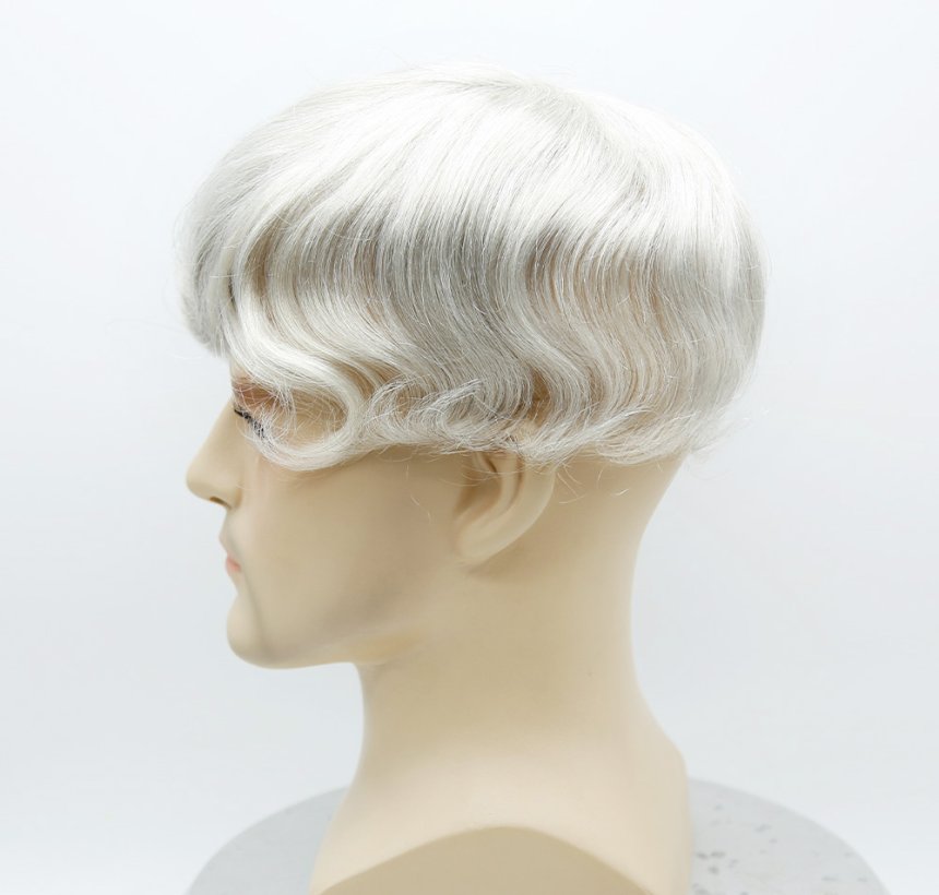 Custom skin men toupee f