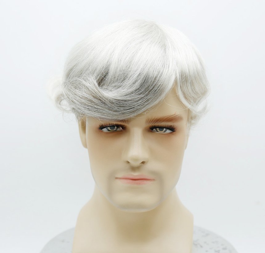 Custom skin men toupee v