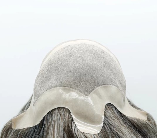 Custom Durable Mono with PU Coated Men Wig