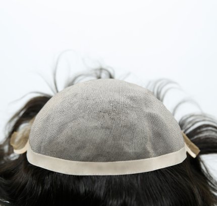 100% Human Hair Men's Mono Toupee K