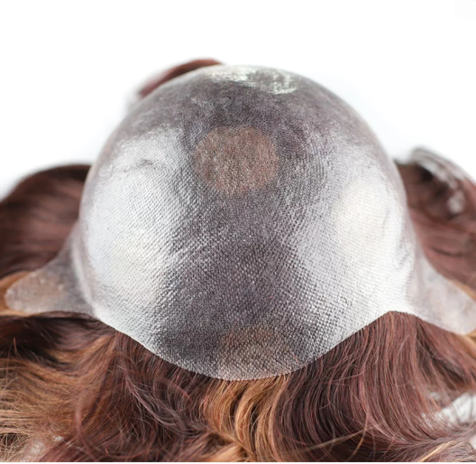 PU Knots Super Thin Skin High-Light Wig for Women